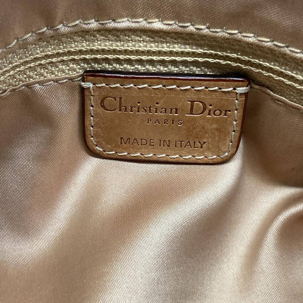 Christian Dior DIOR/ChristianDior Romantique Handbag Brown Black PVC Leather - Picture 8 of 15